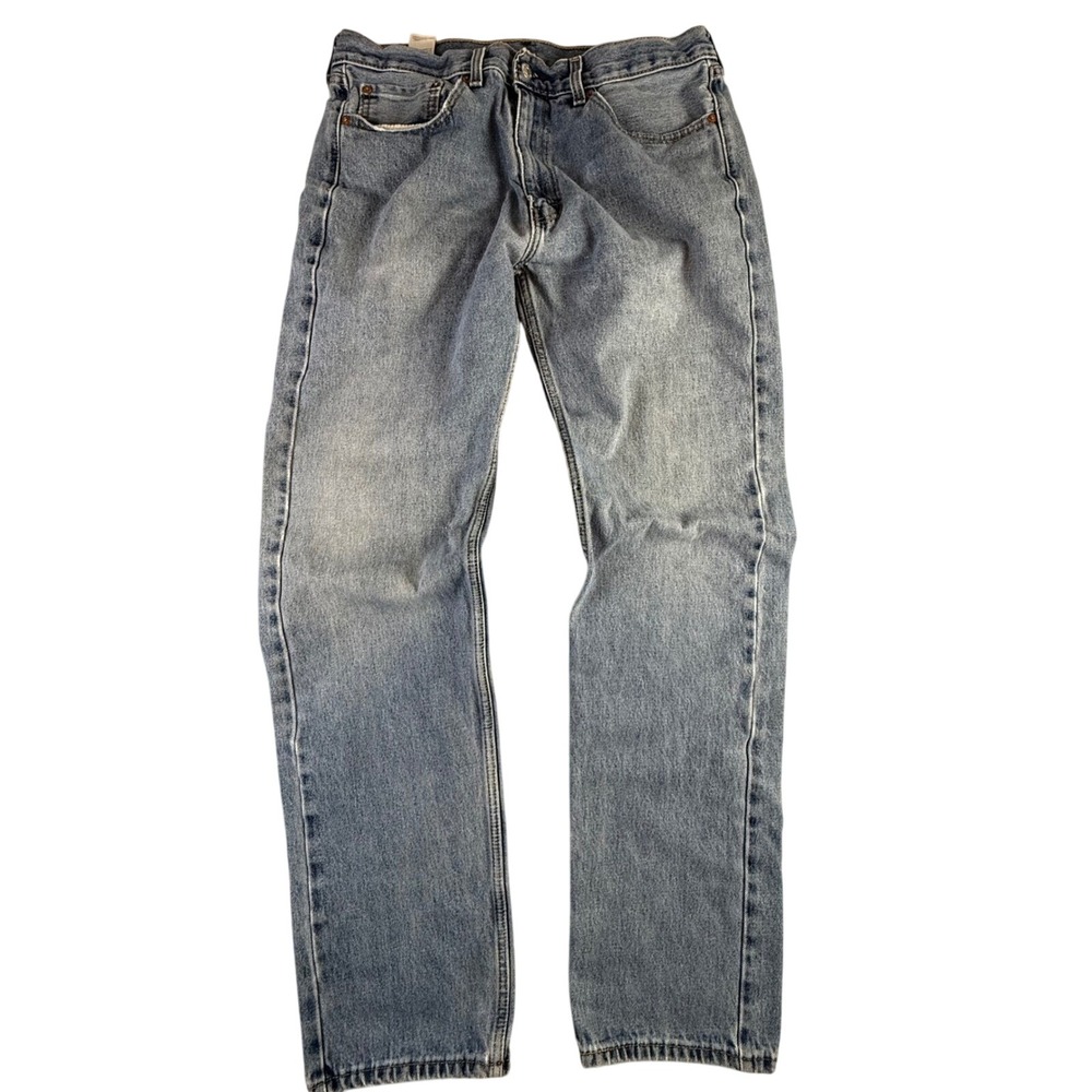 Levi's 505‎ Regular Fit Light Wash Denim Jeans Mens Size 32x30